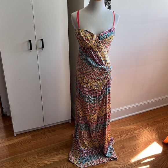 NWT Free People Kaleidoscope Dreams Midi Dress - Size Large - Picture 6 of 16